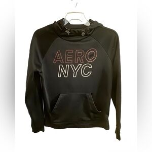 Aeropostale Mens M Hoodie Black NY